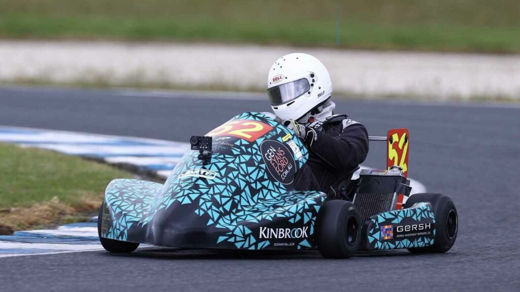 a picture of kart racer
