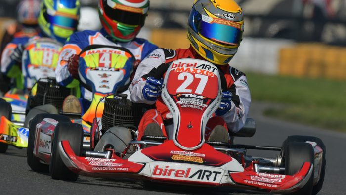 kart racers showing the concept of kart racing club
