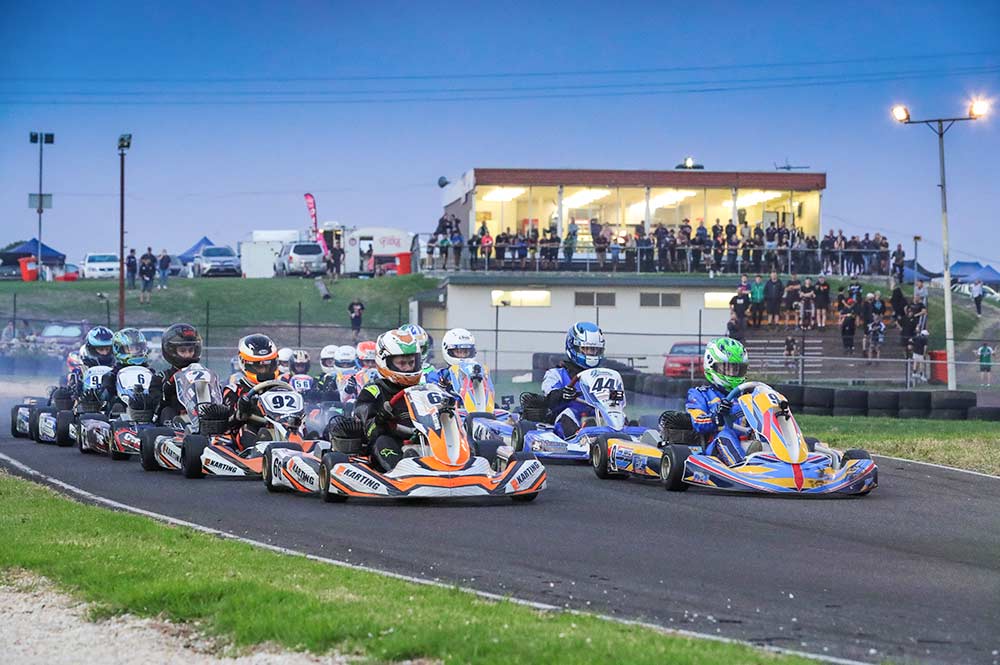 kart racers showing the concept of kart racing club 
